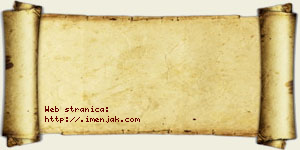 Jovana Nikezić vizit kartica